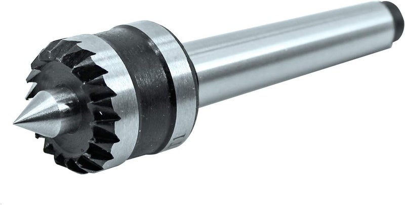 HFS (R) Woodworking Lathe Drive Center MT2 with 1-Inch Crown - Image 3