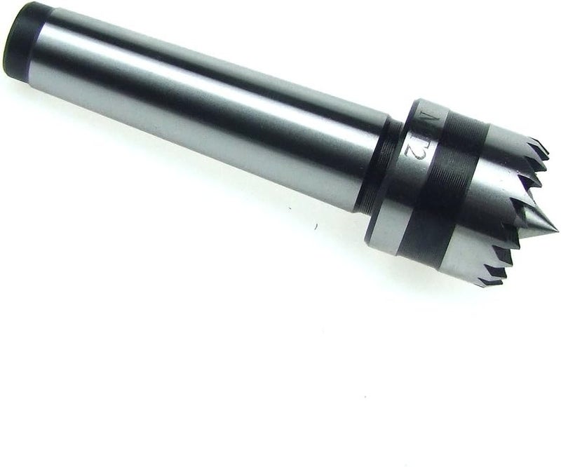 HFS (R) Woodworking Lathe Drive Center MT2 with 1-Inch Crown - Image 4