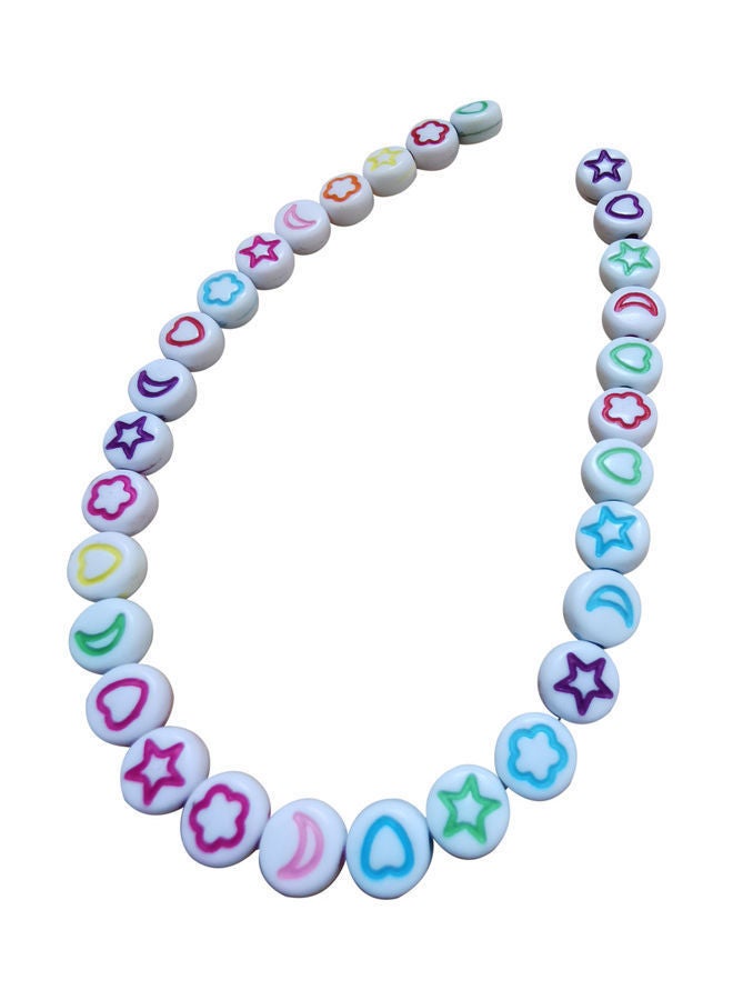 NIBEMINENT 500-Piece Beautiful Design Acrylic Beads 0.4x0.5cm - Image 3
