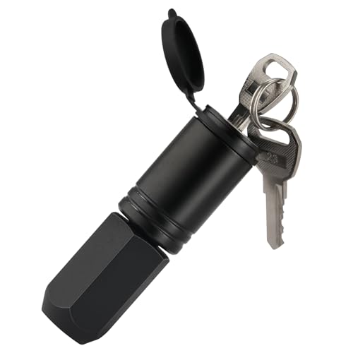 TOPSHINE Spare Tire Lock, Heavy Duty Wheel Anti-Theft Lock, M14*1.5 Thread, Compatible with 2018+ Jeep Wrangler JL, 2 Keys - Image 1