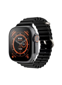 Ultra Smart Watch T800 Ultra Health Fitness Tracker Sport Watch 49MM-Black  - Image 1