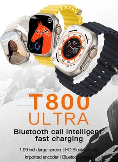 Ultra Smart Watch T800 Ultra Health Fitness Tracker Sport Watch 49MM-Black  - Image 2