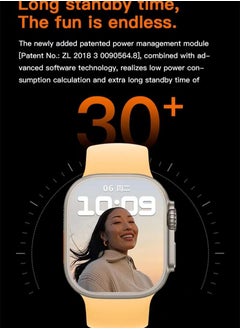 Ultra Smart Watch T800 Ultra Health Fitness Tracker Sport Watch 49MM-Black  - Image 4