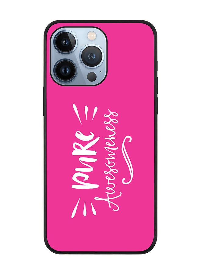 Stylizedd Rugged Black edge case for Apple iPhone 13 Pro Slim fit Soft Case Flexible Rubber Edges Anti Drop TPU Gel Thin Cover - Pure Awesomeness - Image 1