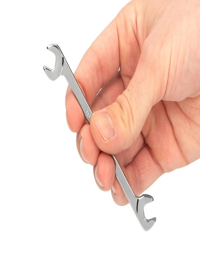 TEKTON 10 mm Angle Head Open End Wrench | WAE84010 | Made in USA - Image 5