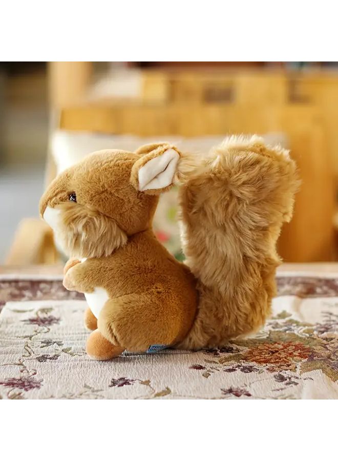 Cute Squirrel Plush Toy Soft Durable Polyester Stuffed Animal Mixed Colors Gift - Image 4