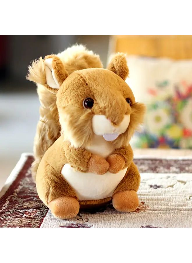 Cute Squirrel Plush Toy Soft Durable Polyester Stuffed Animal Mixed Colors Gift - Image 5