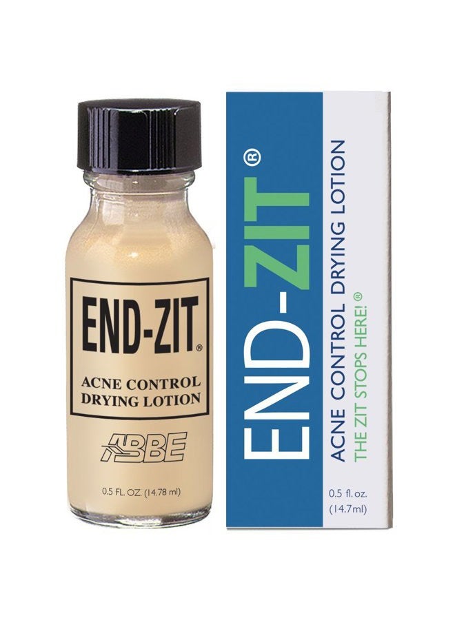 end zit لوسيون تجفيف للتحكم في حب الشباب (خفيف/متوسط)، 0.5 أونصة - Image 1