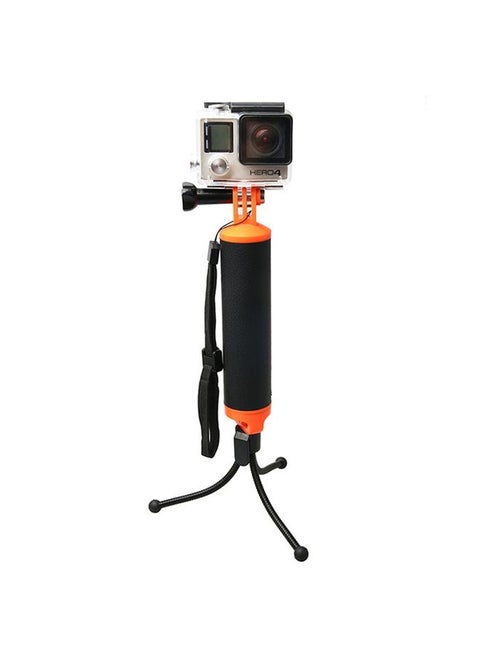 Floating Handle Grip with Tripod Holder & Adjustable Anti-lost Strap for GoPro, Insta360, DJI and Other Action Cameras
