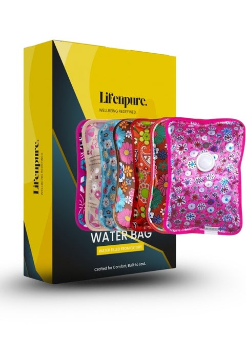 Lifenpure™Electric rechargeable heating hot water bag for shoulder neck back and menstrual pain relief assorted colors