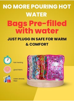 Lifenpure Lifenpure™Electric rechargeable heating hot water bag for shoulder neck back and menstrual pain relief assorted colors  - Image 3