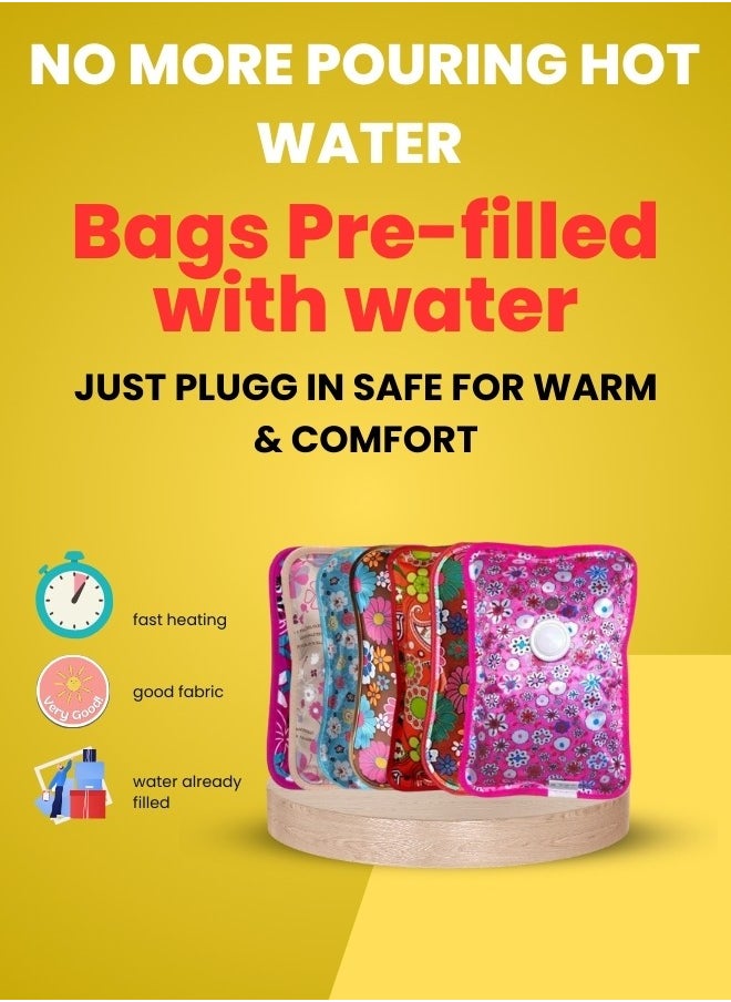 Lifenpure Lifenpure™Electric rechargeable heating hot water bag for shoulder neck back and menstrual pain relief assorted colors  - Image 3