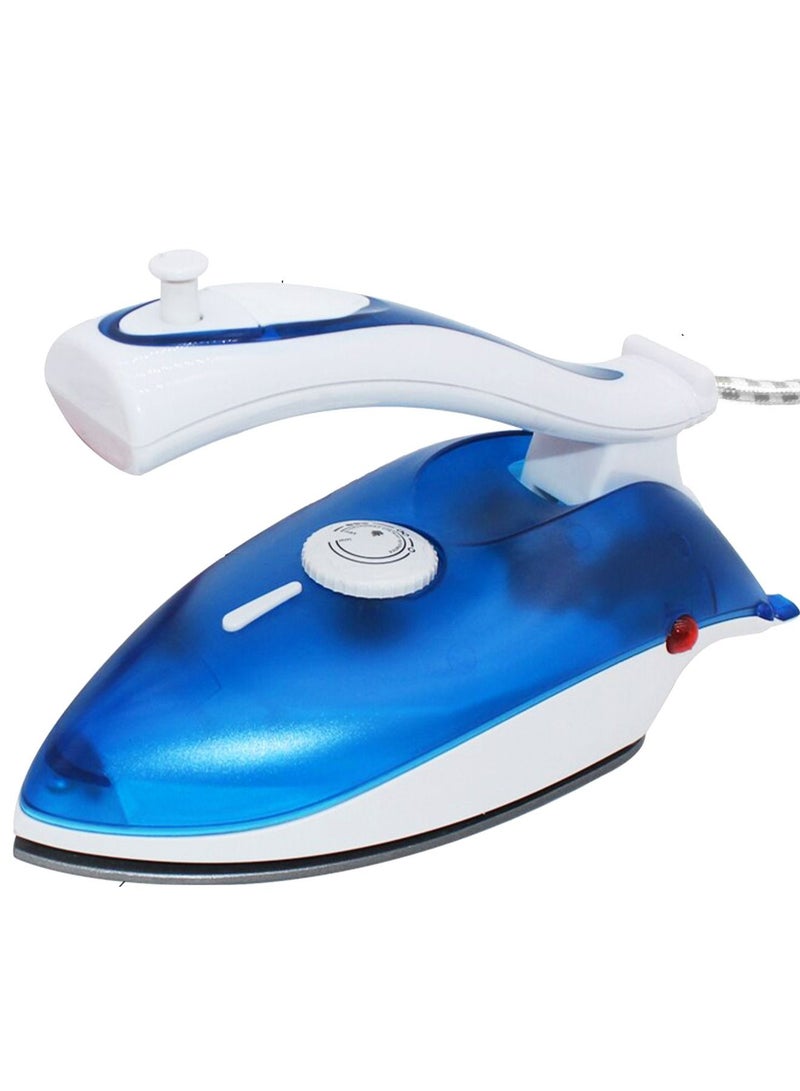 Portable Electric Iron 800W Steam Iron 5 Temperature Levels Foldable Handle Suitable for Home and Travel  - Image 1