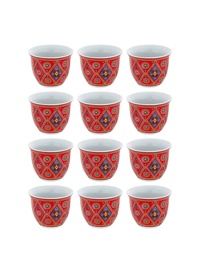 AL SANIDI Najdi engraving Completed anti-shock Mugs bag, Coffee mugs bag, Woody, Size 15*19.3*7.3Cm - Image 4