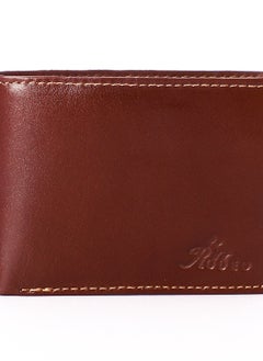Generic Leather (RO 103) Wallet for men, Mens wallet – Soft Touch Rustic Leather, Extra Capacity with 1 ID Slot, Compact Convenience and Ideal Gift - Men's Wallet with 9 Card Slots.with cash pocket .Brown  - Image 2