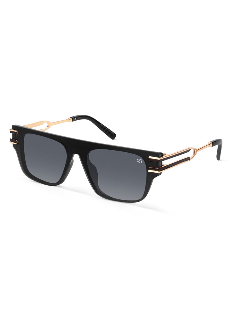 Woggles Monolith Black Rectangle Sunglasses  - Image 1