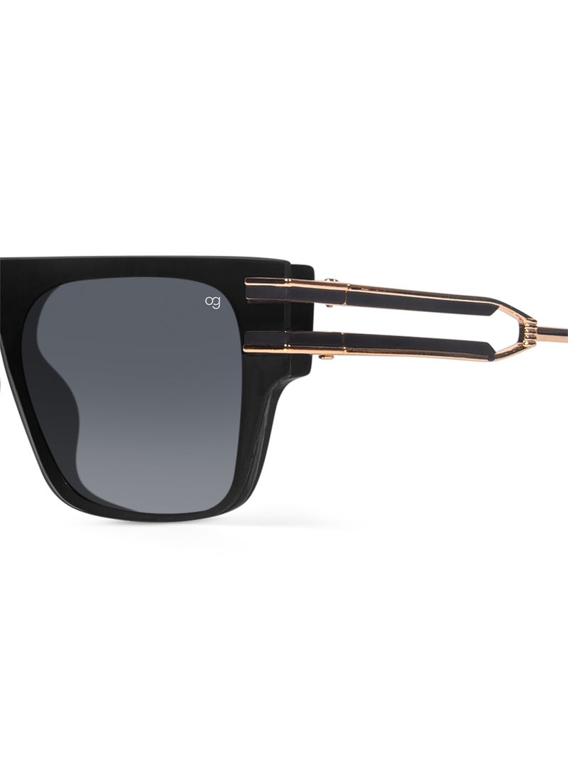 Woggles Monolith Black Rectangle Sunglasses  - Image 3