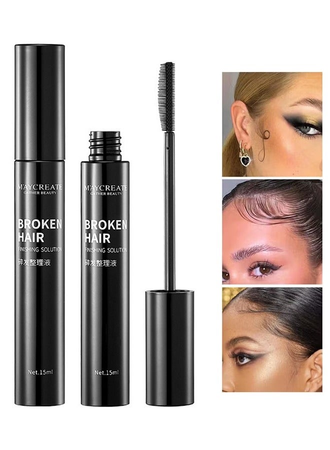 maycreate Hair Finishing Stick, Hair Mascara For Flyaway Tamer, Fly Away Hair Tamer Stick For Enhance Gloss Of Hair, Anti Frizz Broken Hair Baby Hair Flash Moment Flyaway Stick, Non-Greasy - Image 1