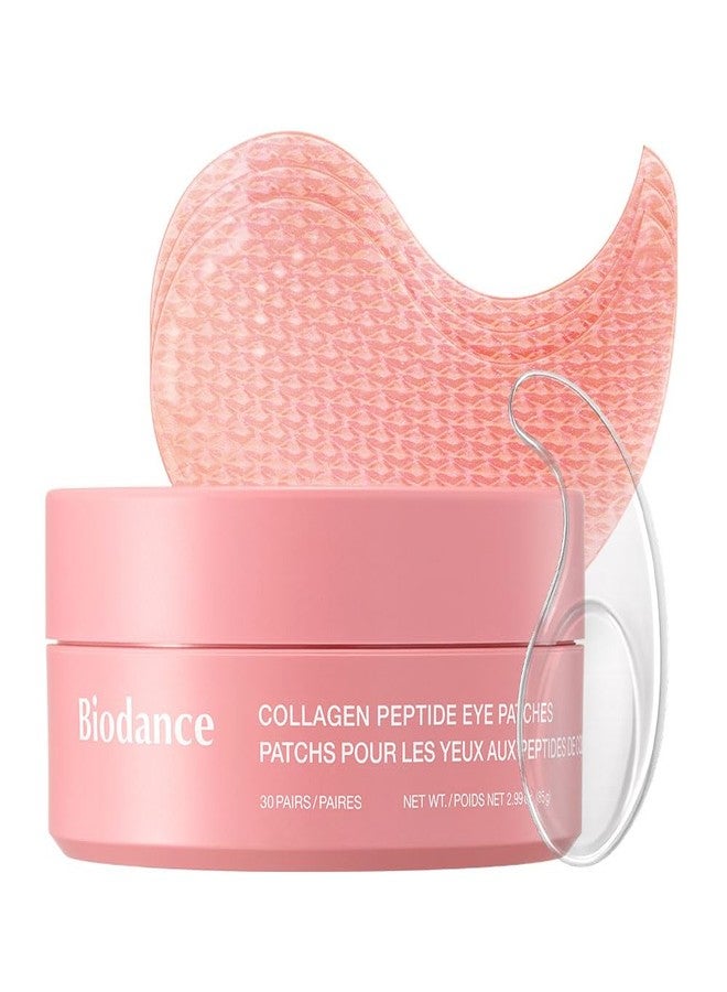 BIODANCE Collagen Peptide Eye Patches, Anti Wrinkle & Smile Line Patches for Face, Under Eye Mask for Fine Lines & Eye Bags, Travel Essentials & Self Care Gifts for Women, Korean Skin Care (60 Count) - Image 1