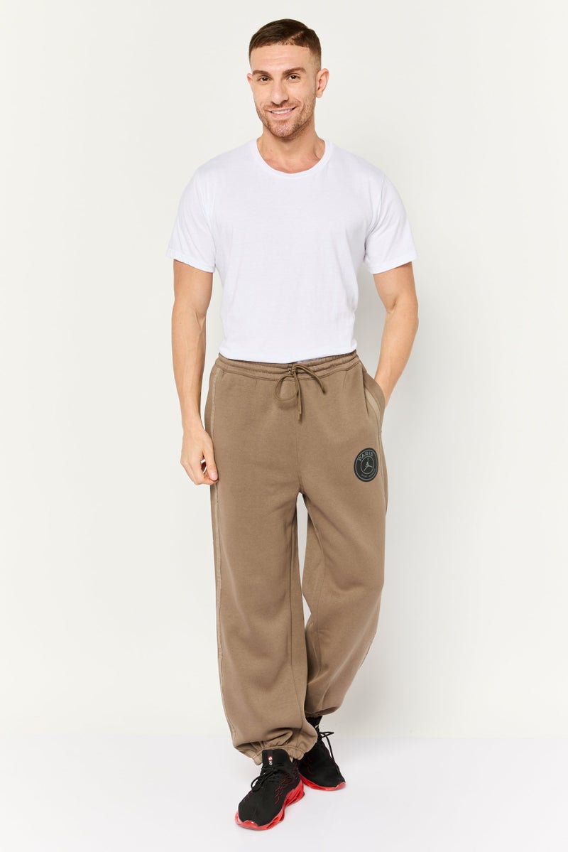 Air Jordan Men Standard Fit Training Sweatpants, Tan  - Image 4