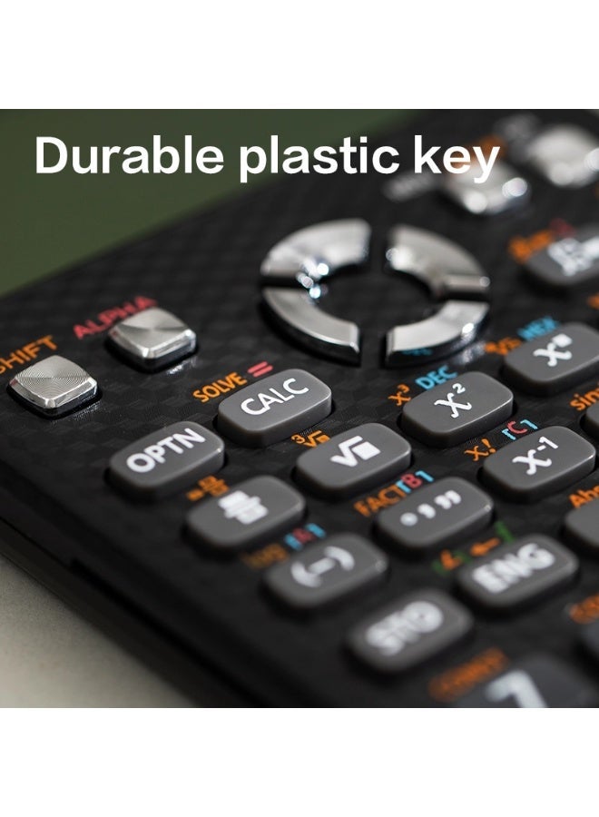 Deli D 991EX Scientific Calculator 552Function-10+2 digits BLACK - Image 2