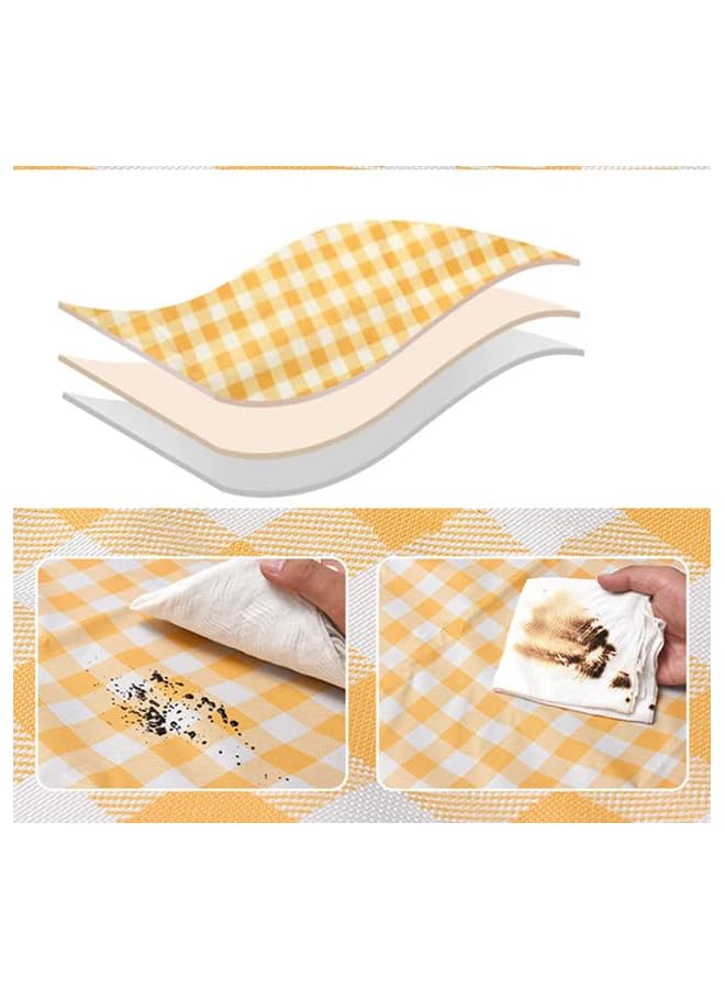 PROMASS promass Picnic Mat and Basket,Beach and Desert Mat,Foldable Cooler Bag and Picnic Blanket,2M*2M Large Size Waterproof and Sandproof Camping Mat (Mat and Basket) - Image 5