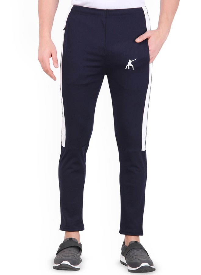 PREEN Men Striped Mid Rise Slim Fit Track Pants - Image 5