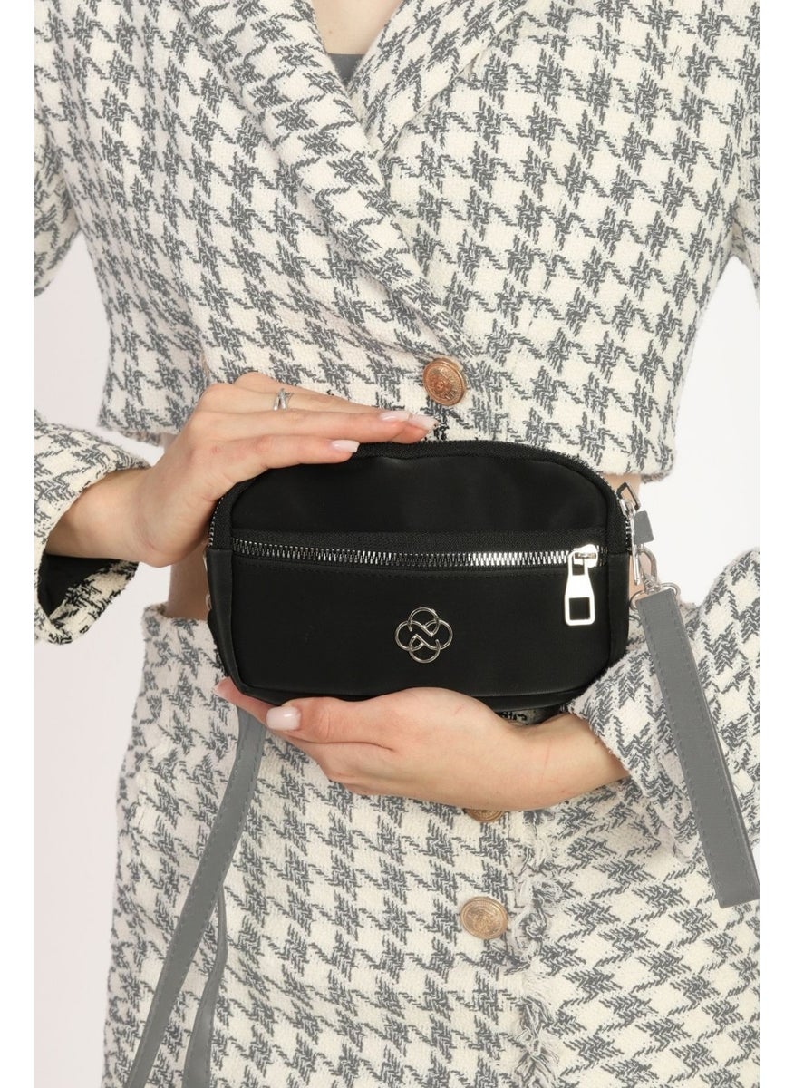 tonny black - Women's Mini Waterproof Crossbody Adjustable Strap Multi Compartment Small Handbag and Shoulder Bag - Image 1