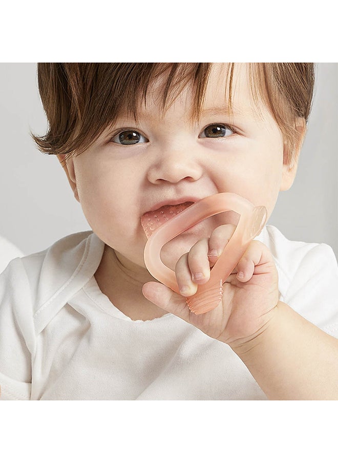 Babycare Babycare - Baby Teether 2 Pieces Set, Pearl Powder, BPA-Free, Non-Toxic, Soft Silicone, Safe for Babies, Easy to Grip, Gentle on Gums, Ideal for Teething Relief, Portable, Durable Design  - Image 3