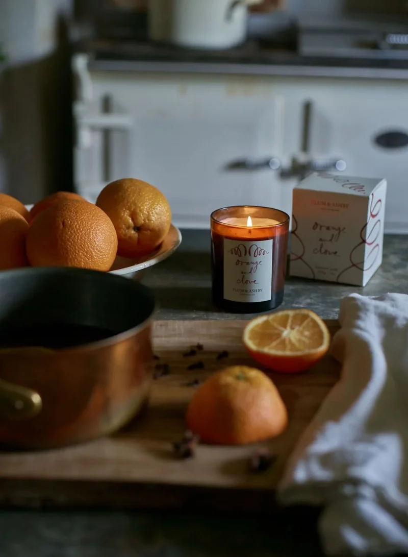 Plum & Ashby Orange and Clove  Candle, 220g