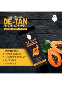 Detan Face Wash For Men ; Tan Removal Facewash With Papaya Fruit Extract ; Antiblemish Face Wash 100 Ml - pzsku/Z2989A06B84564D91030CZ/45/_/1687759669/5fd260b7-d22e-4e10-8a69-fbeb06dc6302