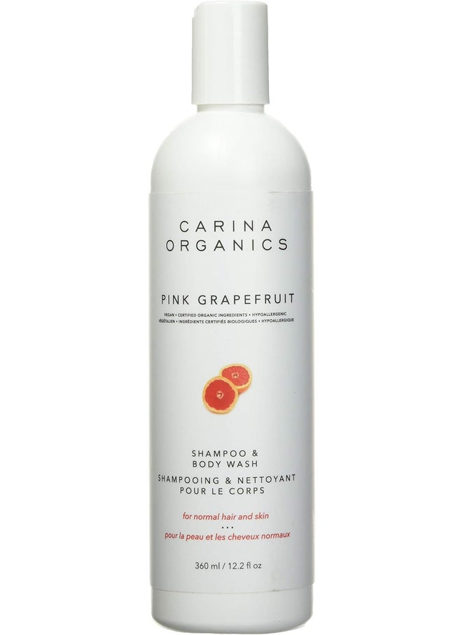 Carina Organics Pink Grapefruit Shampoo  Body Wash