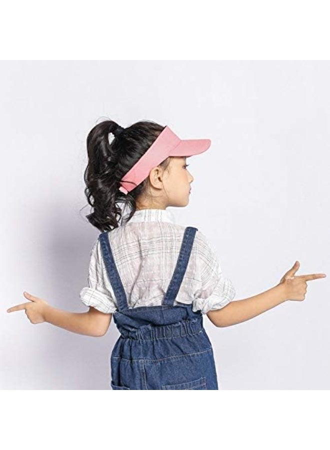 Kids Visor Sun Hat Adjustable Athletic Sports Hat 6 to 12 Years Old - Image 4