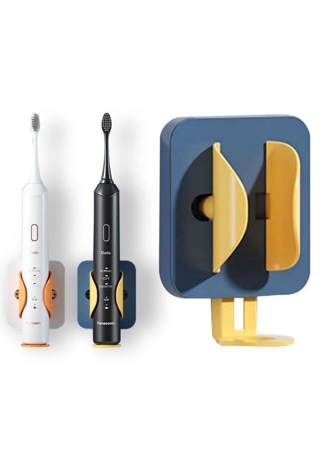 Eoptify Electric Toothbrush Holder Universal Wall Mounted Tooth Brushing Holder for Bathroom (2Pcs)  - Image 1