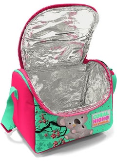 CORAL HIGH Kids Water Green Neon Coral Koala Patterned Thermo Lunchbox 11713  - Image 4