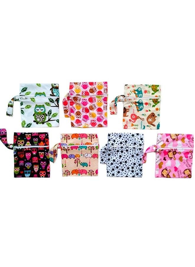 JOBEBE 10PCS 8 Inch Reusable Washable Menstrual Pads Sanitary Pads Panty Liner 