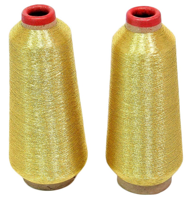 ThreadNanny New ThreadNanny Gold Metallic Machine Embroidery Threads - 10000 Yards - Image 4