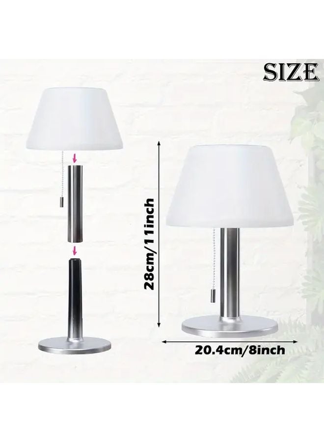 1pc Solar Outdoor Table Lamp 3 Lighting Modes IP44 For Garden Patio Balcony Holiday - Image 4