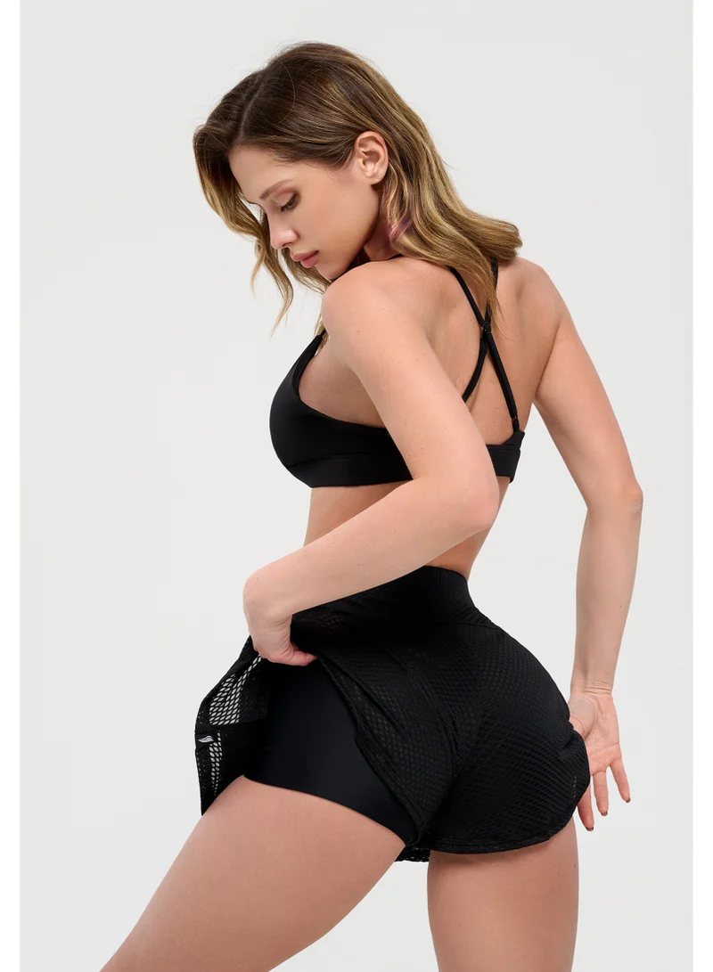 Bona Fide Bona Fide Premium Quality High Waist Biker Shorts for Women with Push Up - Womens Lifting Shorts for Gym, Workout