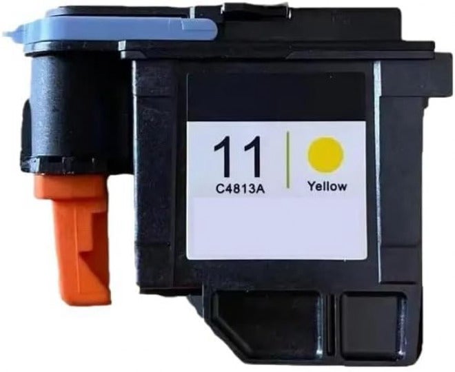 أحجام عالمية متنوعة متوافق مع رأس الطباعة HP11 بديل لـ Designjet 70 100 110 500 510 500PS C4810A C4811A C4812A C4813A (11 رأس طباعة سماوي) مواد معالجة للمتانة - Image 1