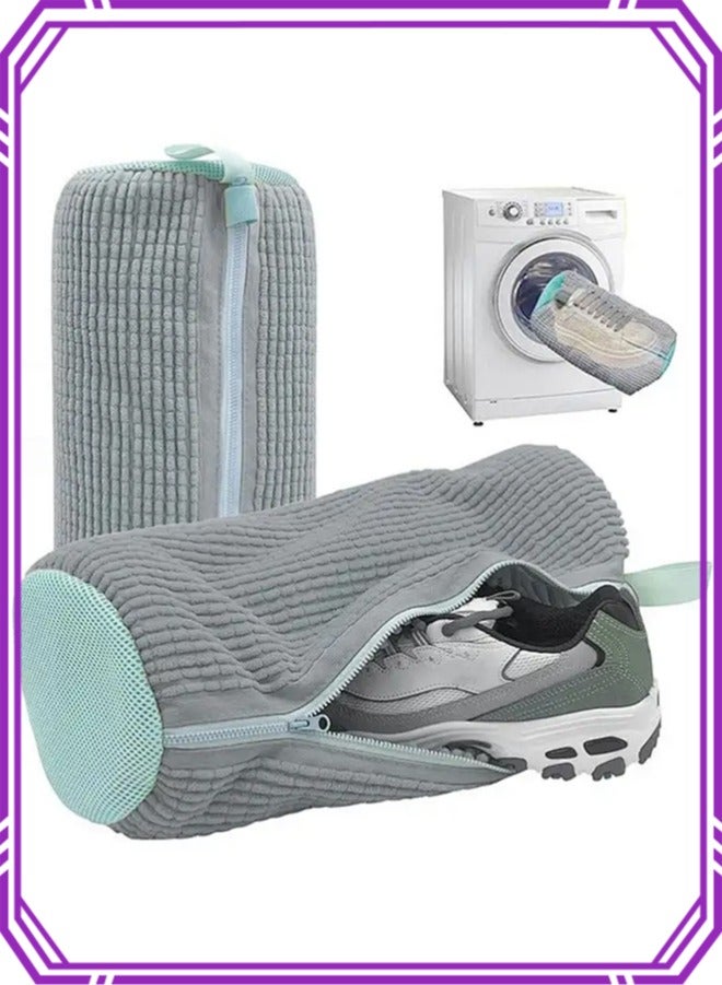 APEX Shoe Washing Machine Bag, 2pc Reusable Shoe Cleaning Bag, Laundry Shoe Bag for Washer and Dryer - Image 1
