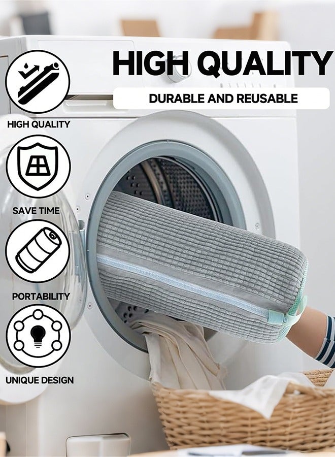 APEX Shoe Washing Machine Bag, 2pc Reusable Shoe Cleaning Bag, Laundry Shoe Bag for Washer and Dryer - Image 2