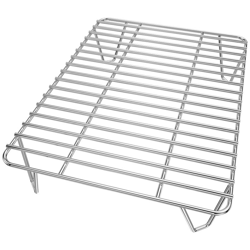 GRISUN GRISUN Warming Rack for Green Mountain Grill Davy Crockett Pellet Grill Upper Rack Replacement for GMG6016 Grill Rack Addition for Doubled Cooking Space 14 x 10 x 35 