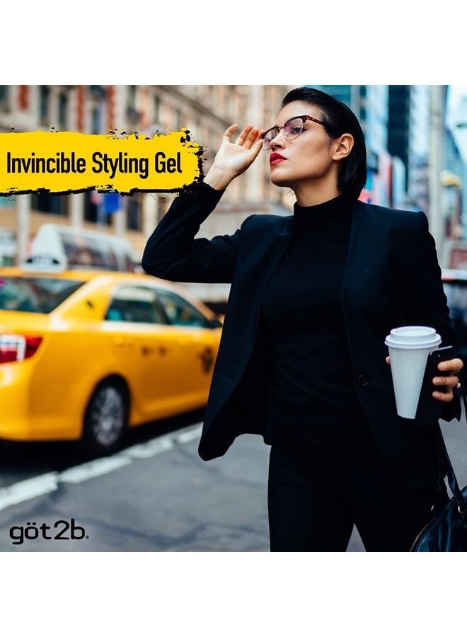 Got2b Ultra Glued Invincible Styling Hair Gel, 6 Ounce - Image 2