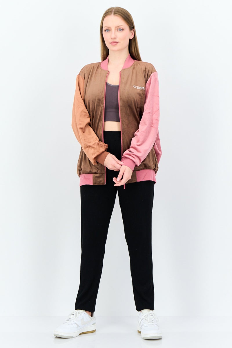 adidas Originals Women Sportswear Fit Long Sleeve Outdoor Hoodie, Multicolor - Image 4