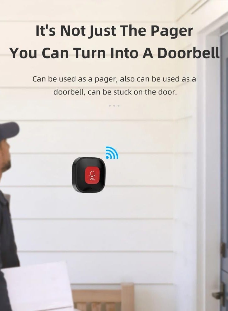 XiuWoo Caregiver Pager, WiFi Pager Life Alert Systems for Seniors, Elderly Pager SOS Emergency Button, Single Caretaker Remote Monitoring - Image 3