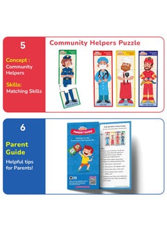 Smartivity Montessori Based Learning Kit For 3,4,5 Years Old Boys & Girls I Preschool Learning Activities I Puzzles, Sticker Art I Christmas, Birthday Gift For Kids For 3-6  - Image 5