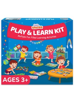 Smartivity Montessori Based Learning Kit For 3,4,5 Years Old Boys & Girls I Preschool Learning Activities I Puzzles, Sticker Art I Christmas, Birthday Gift For Kids For 3-6  - Image 1
