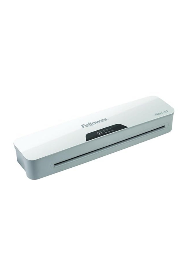 Fellowes Pixel A3 Home Office Laminator, 125 Micron, Including 10 Free Pouches - Jam Free-5601601