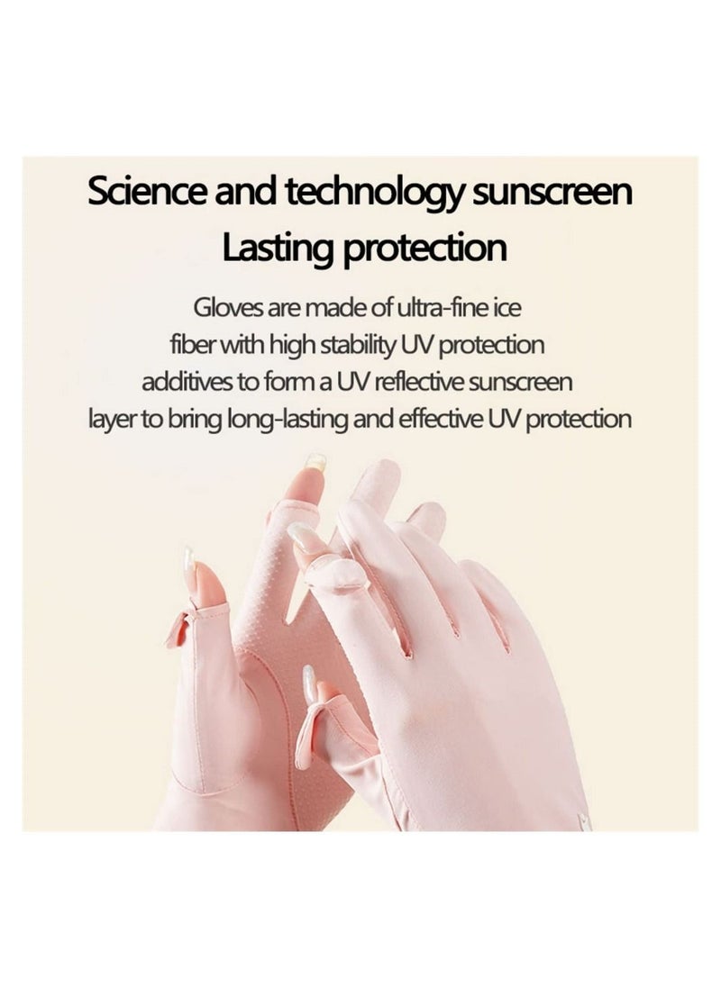 DMG TECH - UV Protection Gloves Women, Sunscreen Gloves, Summer Sun Protection Gloves, for Golf, Driving, Riding, Fishing, Hiking - Image 1